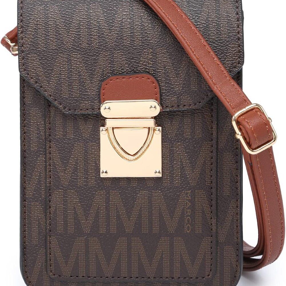 MKP Women Fashion Signature Lightweight Cute Small Crossbody Bags Cell Phone Pur